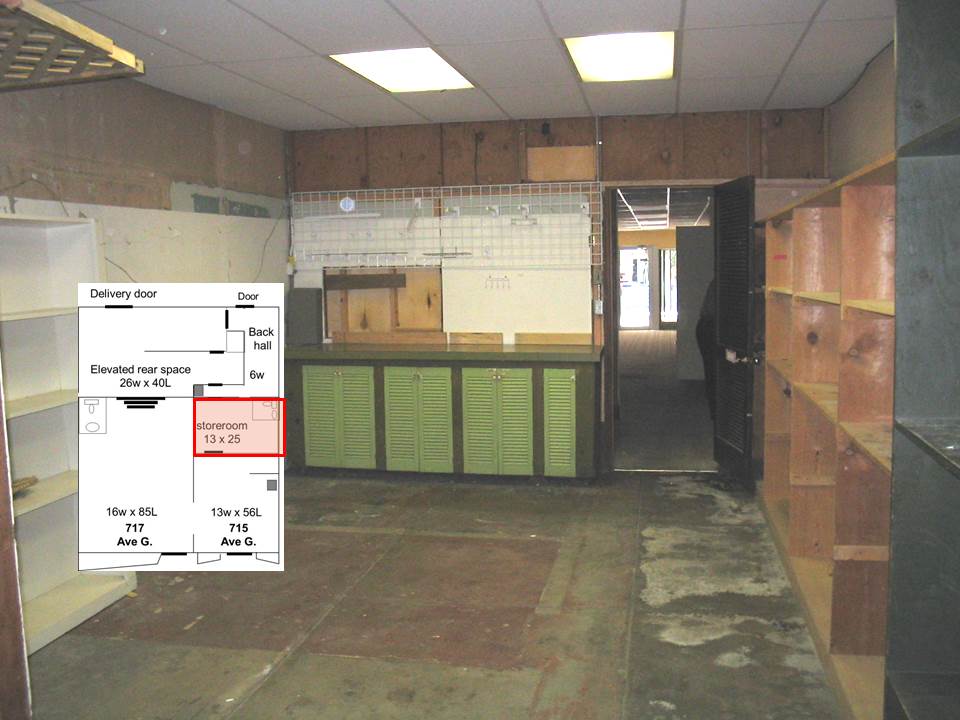 715, rear storeroom