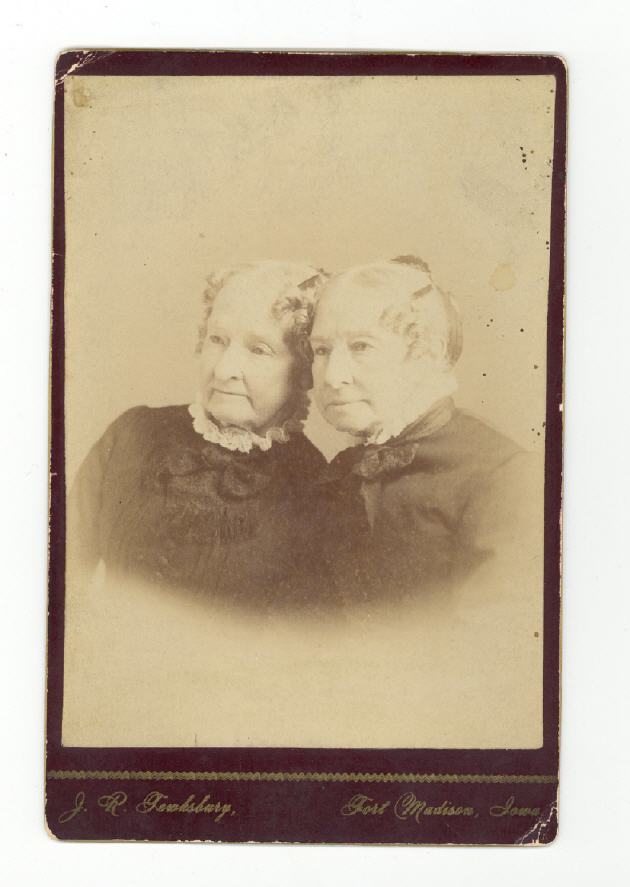 Sophia Wilson Hildebrandt and Elizabeth Wilson Campion, Rachel's sisters, courtesy of Kent Buehler